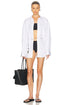 White - Button Up Shirt - GLAM MODA